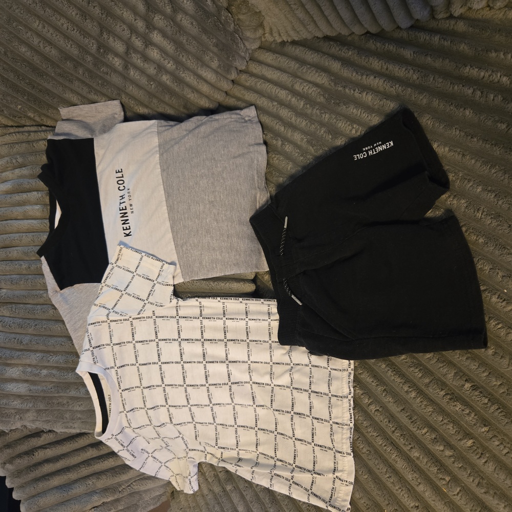 Kenneth Cole Gray and Black Kids Set